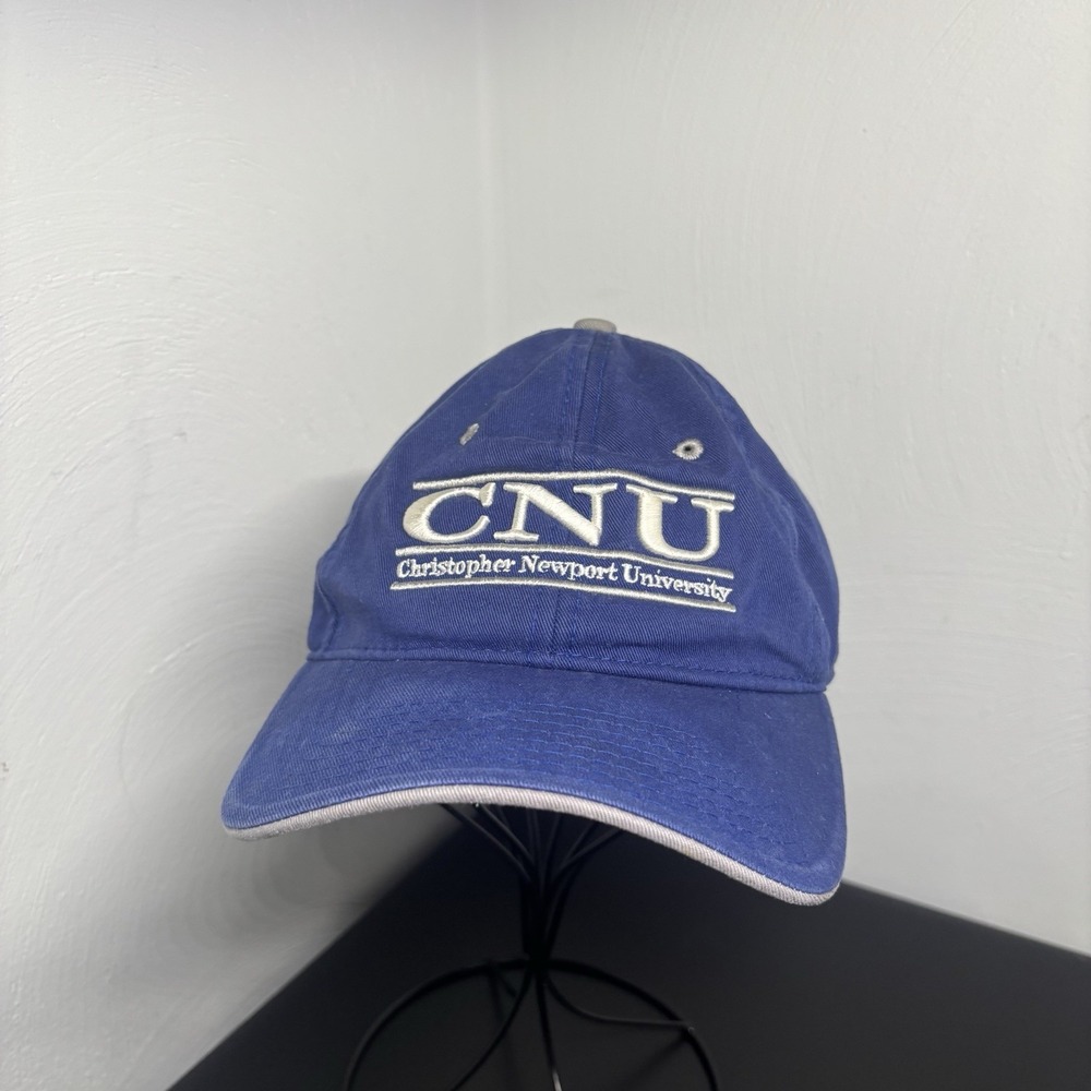 Christopher Newport University CNU Baseball Hat Cap Blue Strapback Adjustable